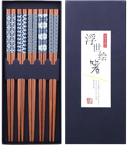 Portabacchette In Ceramica Blu E Bianco - Set 6 Pezzi 5.5x1.4x1.3 Cm | Per Casa E Ristorante - Foto 2