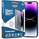 BUFF LABS Buff iPhone 14 Pro Max 5D Matte Ekran Koruyucu, Buff Labs