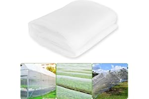 RICOFOT Filet Anti Grele, 3x6 Mètres Filet Anti Insecte, Peut être Coupé Filet Anti Insectes, Réutilisable Filet Anti Insecte Potager, Filets Pour Jardin Protection Efficace Contre les Oiseaux et les Insectes