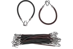 BRRNOO Otwarte haczyki kucyk, haczyki damskie, spinki do włosów, elastyczne opaski, uchwyty do kucyka, akcesoria do włosów, elastyczne gumki, kable do transmisji danych