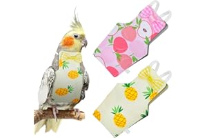 TEAAHA Confezione da pannolini lavabili e riutilizzabili per uccelli, brand, product_type