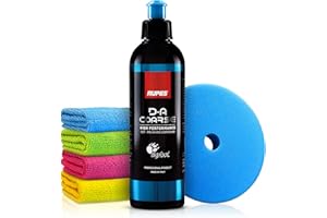 SHINY FREAKS Rupes D-A Coarse Abrasive Paste (250ml) Set de pulimento - Pulimento abrasivo para la corrección de defectos pesados en la pintura del coche - excéntrico o rotativo - Pulimento, Corte pesado | 6 pzs