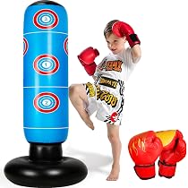 Fydun Sac De Frappe Pour Enfants Sac De Frappe Enfants Sac De Boxe Debout Gonflable Sac De Sable