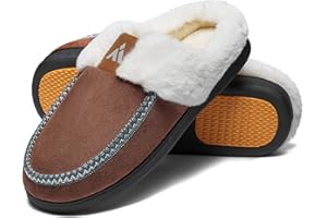 Mishansha Zapatillas de Casa Hombre Mujer Cálido Espuma de Memoria Invierno Pantuflas, Gr.36-48 EU