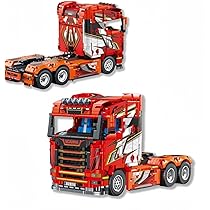 CLISPEED Mini Container LKW Modell - Rotes Legierungs-Spielzeugauto Als Deko Für Jungen