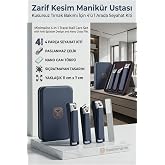 Transformacion Paslanmaz &Ccedil;elik Tırnak Makas Seti, 4'&uuml; 1 Arada Sı&ccedil;ratmaz B&uuml;y&uuml;k Tırnak Makası, Orta Tırnak Makası, Eğik Tırnak 