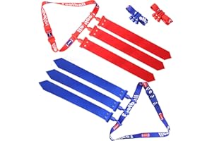 ANCKNE Flag Football Set, Flag Football Belts for Kids/Youth/Adult, Adjustable Strong Buckle Belt for Kids or Adults Players