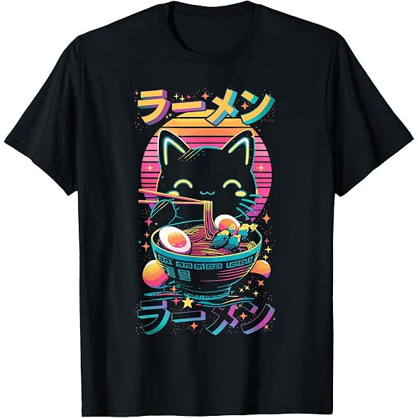 WGC 'Send Noods' Anime Ramen Noodles Men's V-Neck T-Shirt - Funny Japanese Food Graphic Tee - View #5