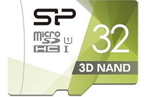 SP SILICON POWER Silicon Power 32GB 3D NAND High Speed MicroSD Card for Dashcams and Home Monitoring + SD Adapter