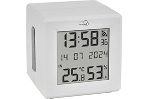 TFA Dostmann WLAN Gateway TFA.me ID-01, 35.8103, zur Überwachung von TFA-ID Sendern, inkl online TFA.me Portal für PC/Smartphone/Tablet, Temperatur und Luftfeuchtigkeit innen, Klimakontrolle, weiß