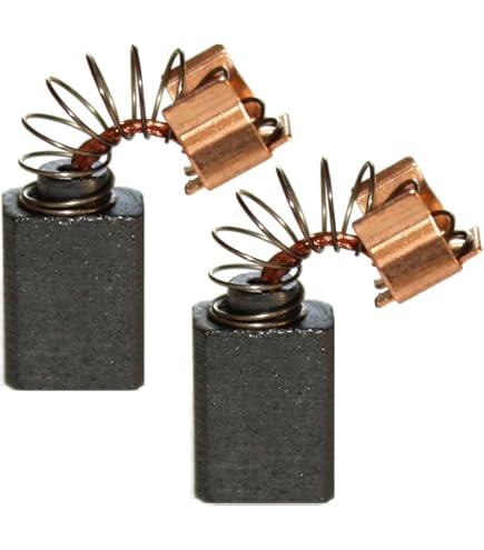 HobbyPower24 Balais De Charbon Pour Marteau Perforateur Sans Fil 36 V, Compatible, Faible Formation D'étincelles, Haute Résistance, Longue Durée De Vie, 2 Pièces, 7 X 8 X 18,5 Mm