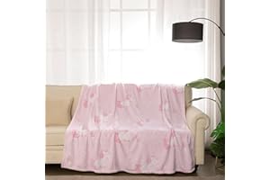 ‎VOTOWN HOME VOTOWN HOME Kuscheldecke Kinder Mädchen, Leuchtet im Dunkeln Unicorn Decke, Weiche Flauschige Glow in The Dark Rosa Decke Einhorn Geschenk, Twin Size 150x200 cm Pink