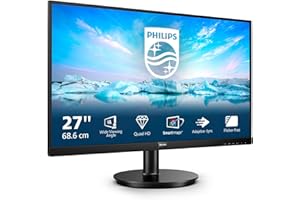 ‎PHILIPS MONITORS Philips 275V8LA - 27 Zoll QHD Monitor, Lautsprecher, FreeSync (2560x1440, 75 Hz, DisplayPort, HDMI) schwarz
