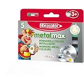 Fibracolor Metal Max Paket 5 b&uuml;y&uuml;k ke&ccedil;eli kalem, metal m&uuml;rekkepli