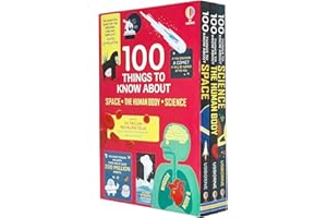 Usborne 100 Things to Know About 3 Books Collection Set (Science, The Human Body & Space)