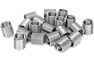 GAROSA Inserti Filettati M12x1,5 da 20 Pezzi, Guaina in Acciaio Inossidabile 304, Kit di Riparazione per Filetti Danneggiati, Manicotti per Viti e Boccole