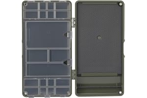 Sougayilang Carp Fishing Rigs Box,Fishing Tackle Storage Boxs Feeder Organiser Perfect for Carp, Neatly Organises Hooks and Accessories-2