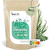 Nurafit BIO Chlorella Pulver | Natürliches Superfood | Vegan Green-Smoothie Pulver | 1000g / 1kg | Algen aus kontrolliert bio