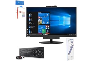 Lenovo All In One ThinkCentre TIO24 24″ Full HD | Intel Core i7 | 32GB | 1000 GB SSD | DOKING STATION 10 IN 1 WebCam Win 11 Pro 36 Mesi Garanzia (Ricondizionato con (Kit Tastiera e Mouse Italiano)