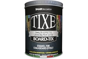 TIXE BOARD-TIX SMALTO EFFETTO LAVAGNA PER GESSI, NERO, 1 Litro