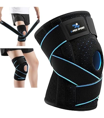 KGONE Ginocchiere A Compressione Uomo Donna - Supporto Per Artrite, Dolori E Sport (M/L/XL) - 1 Paio