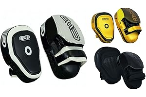 EVO Fitness Pattes d'ours incurvées pour la boxe, le MMA, le Muay Thai, le kickboxing, les arts martiaux, l'entraînement à la main UFC PRO