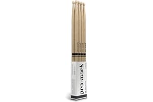 ProMark Classic Attack 2B Shira Kashi Oak Drumsticks, Oval Wood Tip, Buy 3 Pairs Get 1 Free