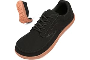 JUEQIBAA Wide Barefoot Shoes Mens Zero Drop Minimalist Trail Running Shoes Casual Outdoor Midfoot Stability Gym Fitness Walking Trainers