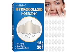 ENLIK Mitesserentferner Strips – Nose Strips Mitesser, 30 Stück Porenreiniger Gesicht, Hydrokolloid Mitesserentferner Stripes zum Porenreinigen, Öl Absorbieren & Akne Entfernen, Für Alle Hauttypen