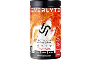‎EVERLYTE EVERLYTE - Tropical Elektrolyte Pulver / 35 Anwendungen / Ohne Zucker / mit Natrium, Kalium, Calcium, Magnesium & Chlorid / Vegan, Isotonisch & 100% Natürlich