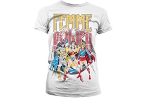 DC COMICS Wonder Woman Femme Power damski T-shirt oficjalnie licencjonowany