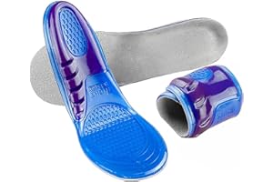 CSL INSOLES ORTHOTIC UK SIZE 3-12 BLUE AVAILABLE FOR WORK BOOTS HIKING RUNNING TRAINERS FOOT SUPPORT HEEL SHOE INSERTS GEL MASSAGING FOR MEN AND WOMEN