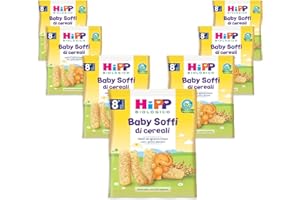 HiPP - Baby Soffi di Cereali Bio, 7 Confezioni da 30 g