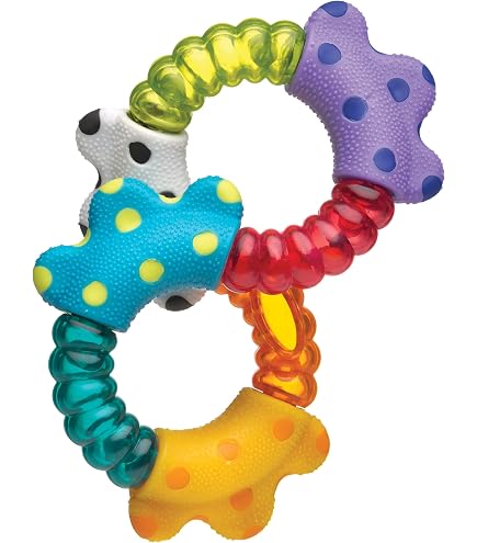 Playgro Coffret Clip Clop – Jardin Sensoriel – 4 Jouets D'activités – Anneaux De Dentition – Pour Bébé 0-12 Mois