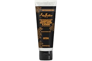 ‎SHEA MOISTURE Shea Moisture Sheamoisture African Black Soap Problem Facial Wash & Scrub - 4 Oz by Shea Moisture