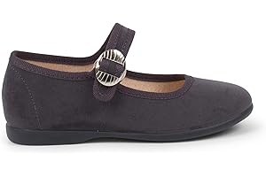 PISAMONAS Scarpe con Cinturino in Tessuto Effetto camoscio