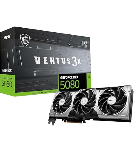 MSI VGA GEFORCE RTX 5080 16G GAMING TRIO OC RTX5080 16GB GDRR7 256
