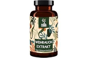 Weihrauch Kapseln - Hochdosiert mit 500 mg Boswelliasäuren (85%) pro Kapsel - frei von Zusätzen - vegan - 120 Kapseln für 4 Monate - Wurzelliebe