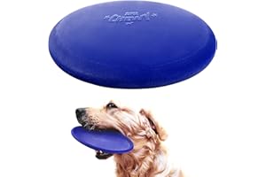 Tuff Pupper SuperChewy Tough Flying Disc Spielzeug | Starker Naturkautschuk | Tolles Apportierspielzeug für Hunde | Ultra haltbares Kauspielzeug | Für große Rassen Frisbee groß - 8,5 Zoll / 9 oz