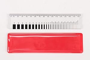 Mountlaser Règle de mesure de fissures, jauge de fissure pour béton, règle de largeur, lot de 1