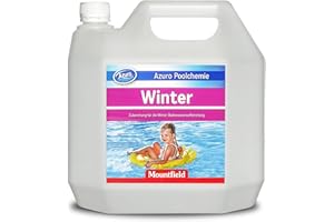 Azuro Winter Winterschutzmittel für Pool - Verhindert Kalkablagerungen & Erleichtert die Reinigung im Frühjahr - 1L reicht für 10m³ Wasser (3L)