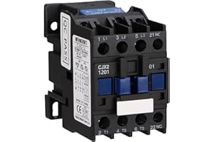Wengart AC Contactor CJX2-12, 1NC AC220V, The Ultimate Solution for Seamless Power Control in Industrial&Home Use–Reliable,Safe,and Easy to Install