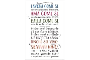Vulfire Stampa da Parete Frase Motivazionale Speciale, Idea Regalo Decorativa, Arredamento Casa Soggiorno Salotto Ufficio Cucina, Poster in carta glossy premium (29.7x42)