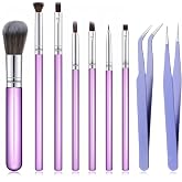 Galenecx 9 Pieces Cake Paint Brushes | Fondant Cake Brush Set, DIY Cake Decorating Tool Set, for Decorating Cakes, Cookies an