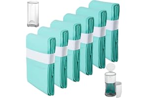 GBKDQQ 6 sztuk pojemników na pieluchy, folia uzupełniająca, kompatybilne z koszem, 16 l, worek uzupełniający, folia uzupełniająca, worek na pieluchy, worek na pieluchy, worek na pieluchy, 10 m długości,