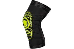 Endura SingleTrack Lite Knee Protector II, Acid Green - L/XL, Verde