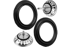 YOUR DAY MATE Joint en silicone pour paniers filtrants, extérieur Ø52-51mm, intérieur Ø34-33mm, compatible avec les paniers à tamis Blanco N° 119145, 119146, 125590, 125613, 225210, 225211, rechange pour N° 116116