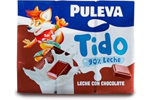 Puleva - Batido de Cacao Slim, Rico en Calcio, Proteínas y Vitamina D, Sin Gluten - Pack 6x200ml