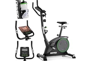 ‎ZIPRO Zipro Heimtrainer Fahrrad Nitro, Ergometer Fitnessbikes, Magnetisches Fahrradtrainer, Ergometer Fahrrad bis 150kg, Indoor Bike, Trainingsfahrrad für zuhause, Fahrradergometer Batteriebetrieben