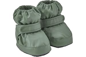 Grass & Air Baby Booties Unisex PU, Mini Adventure Baby Showerproof Bootie, Fleece Lined Overshoes, Playshoes